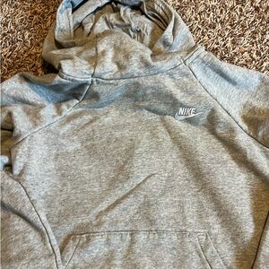Nike Heather Gray Pullover Hoodie